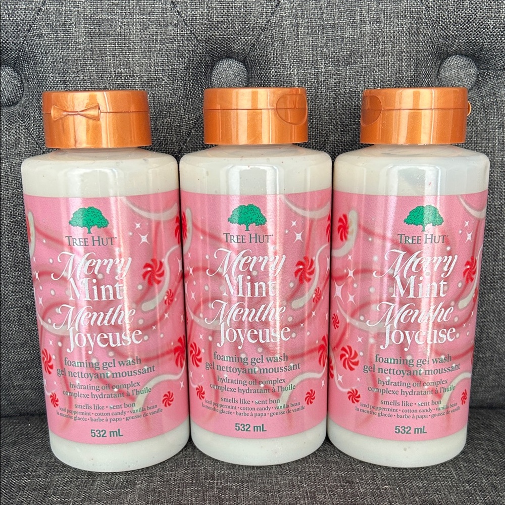 NEW 🆕 THREE Tree Hut Limited Edition Mistletoe Magic Foaming Gel Wash